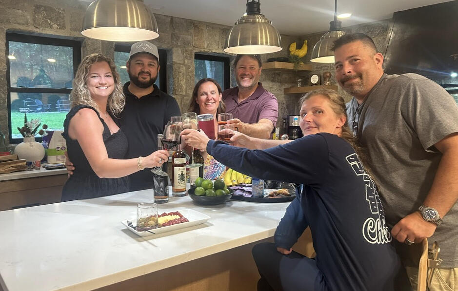 Escaping the Dallas Heat with Friends