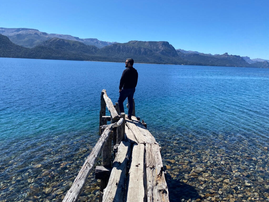 Crystal clear water in Bariloche